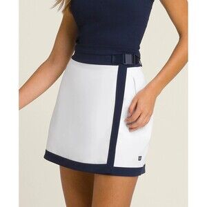 Wilson Clubhouse Skirt Wrap Buckle Belt Bright White Women's Small